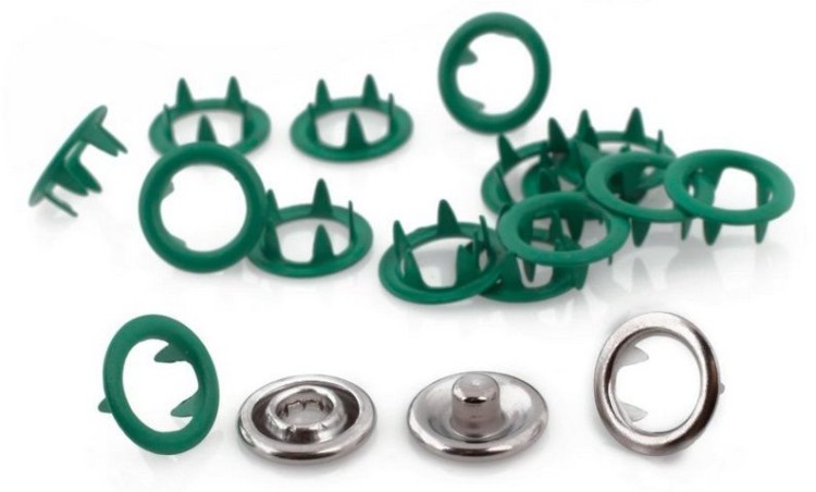 Zatrzask Spring 9,5mm Zielony