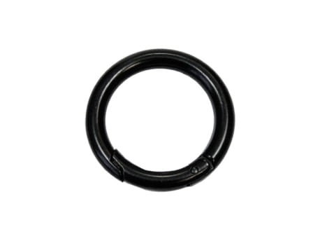 Kółko otwierane brelok Szekla fi 32/6mm Czarny Mat