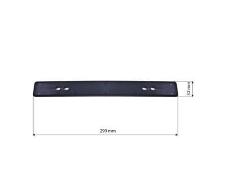 Usztywnienie pod rączkę 32/290mm Plastik