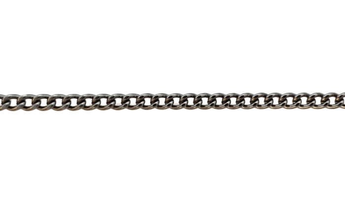 Łańcuszek 8mm Ciemny nikiel
