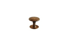 Nit kaletniczy N7 13x12mm Nity 20szt St.złoto