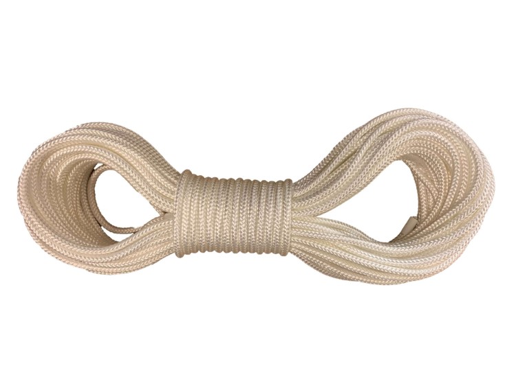Lina Pleciona 5mm Polipropylenowa Rdzeń 25mb Biała