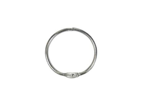Kółko Otwierane Zatrzaskowe 30/2,2mm Srebrne 10szt