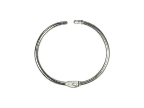 Kółko Otwierane Zatrzaskowe 40/2,7mm Srebrne 10szt