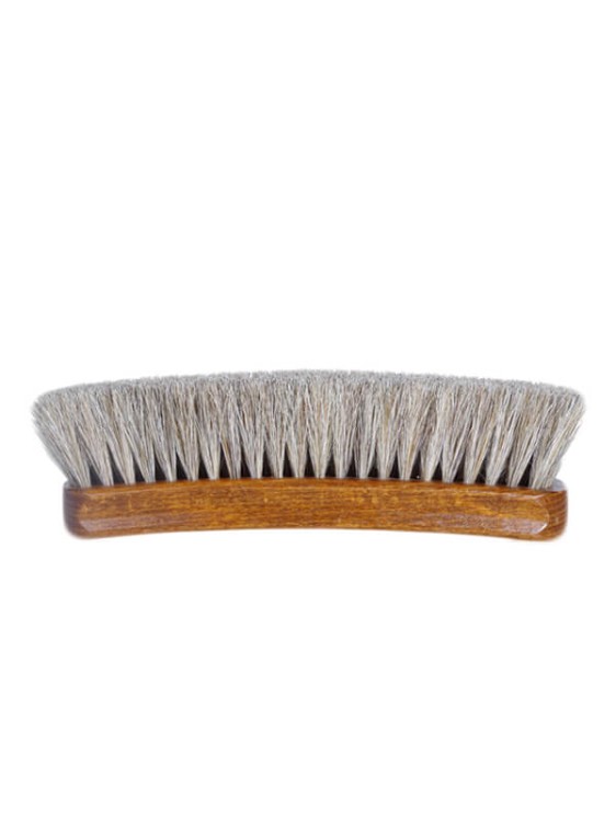 Szczotka z Końskiego Włosia do polerowania Lakierowana 20cm