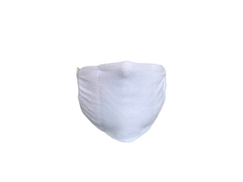Maseczka Maska Ochronna 2-warstwy Bawełna Biała użytku