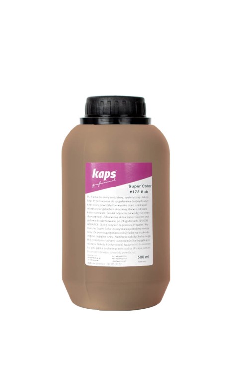 Farba do SKÓR ekoSkór 500ml Kaps Super Color