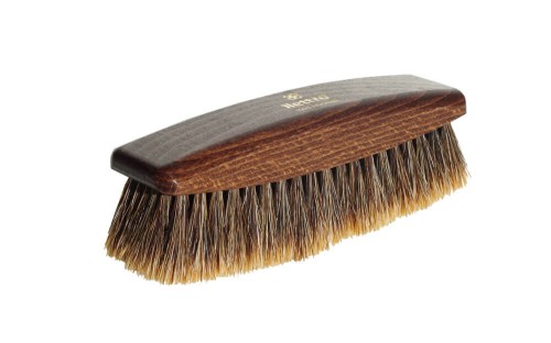 Szczotka do pastowania Końskie włosie 16cm jasna