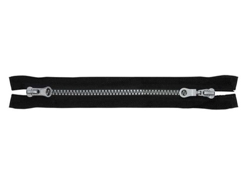 Zamek błyskawiczny Rozdzielczy 75cm dwusuwakowy Czarny 5szt