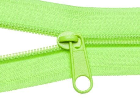 Suwak do Taśmy suwakowej #5 NEON zielony 50szt