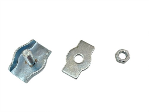 Zacisk Linowy Siodełkowy 6mm 5szt