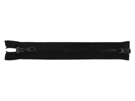 Zamek Rozdzielczy 75cm dwusuwakowy Czarno/Czarny 5szt
