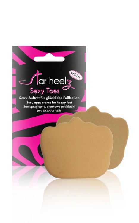 Półwkładki Piankowe Star Heelz Sexy Toes Beż
