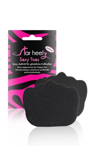 Półwkładki Piankowe Star Heelz Sexy Toes Czarne