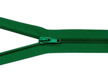 Zamek błyskawiczny #5 Rozdzielczy 25cm Zieleń 5szt