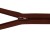 Zamek błyskawiczny #5 Rozdzielczy 30cm Brąz 5szt