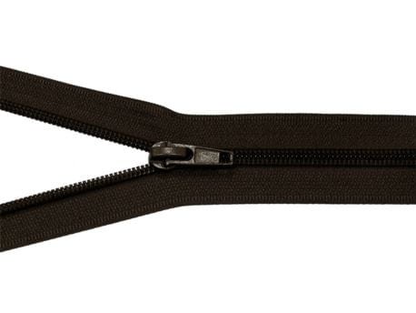 Zamek błyskawiczny #5 Rozdzielczy 55cm Ciemny Brąz 5szt