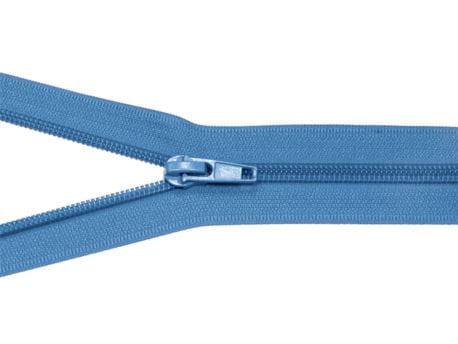 Zamek błyskawiczny #5 Rozdzielczy 35cm Niebieski 5szt