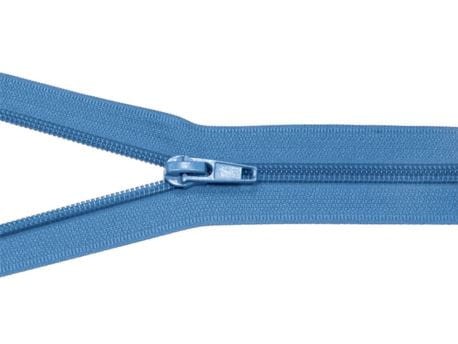 Zamek błyskawiczny #5 Rozdzielczy 45cm Niebieski 5szt