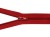 Zamek błyskawiczny #5 Rozdzielczy 65cm Czerwień 5szt