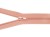 Zamek błyskawiczny #5 Rozdzielczy 60cm Brudny Róż 5szt
