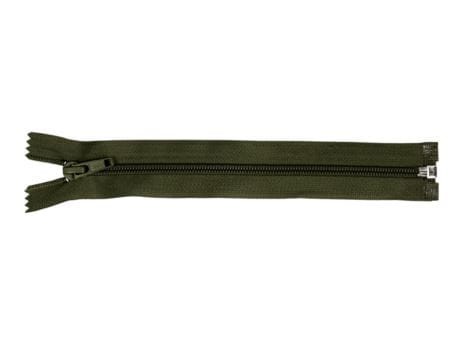 Zamek błyskawiczny #5 Rozdzielczy 35cm Ciemna Oliwka 5szt