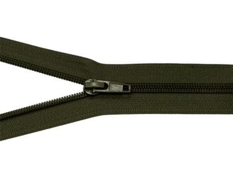 Zamek błyskawiczny #5 Rozdzielczy 40cm Ciemna Oliwka 5szt