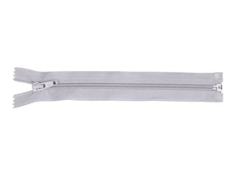 Zamek błyskawiczny #5 Rozdzielczy 35cm Popiel 5szt