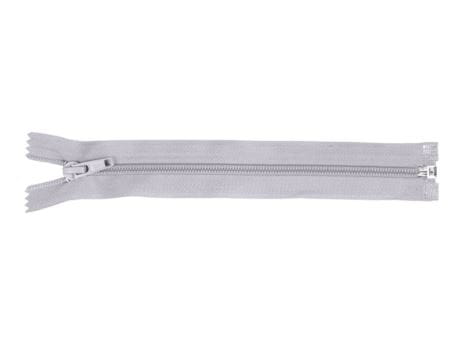 Zamek błyskawiczny #5 Rozdzielczy 60cm Popiel 5szt