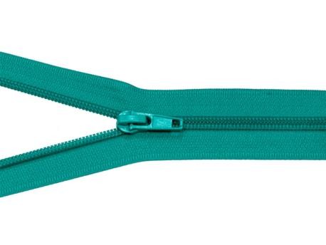 Zamek błyskawiczny #5 Rozdzielczy 40cm Turkus 5szt