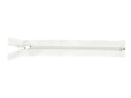 Zamek błyskawiczny #5 Rozdzielczy 55cm Biały 5szt