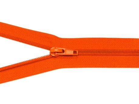 Zamek błyskawiczny #5 Rozdzielczy 55cm Pomarańcz 5szt