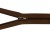 Zamek błyskawiczny #5 Rozdzielczy 60cm Brunatny 5szt