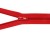 Zamek błyskawiczny #5 Rozdzielczy 60cm Ognista Czerwień 5szt