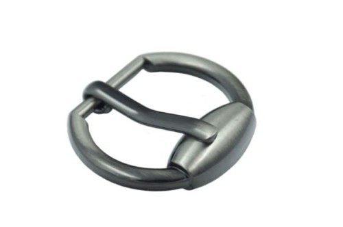 Klamra damska 20mm Ciemna Satyna podkówka