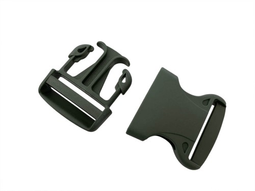 Klamra plastikowa 40mm Zieleń Wojskowa 5szt