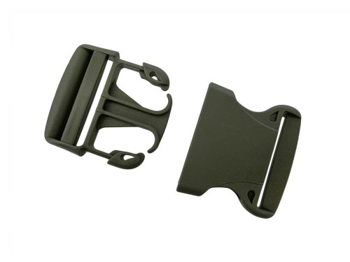 Klamra plastikowa 50mm Zieleń Wojskowa 5szt