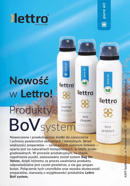 Eco Cleaner LETTRO 150ml bez fluoru i rozpuszczalników