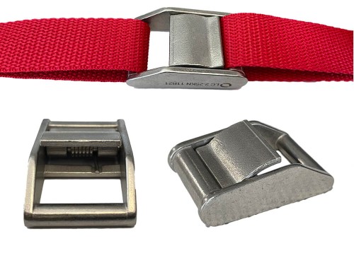 Klamra 25mm Nierdzewna samozaciskowa do Pasów 450kg