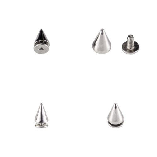 Ćwiek skręcany Kolec Nit Ozdoba 7/10mm 20szt