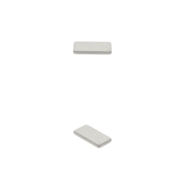 Magnes Prostokąt Surowy Mocny 20x10x2mm 5szt