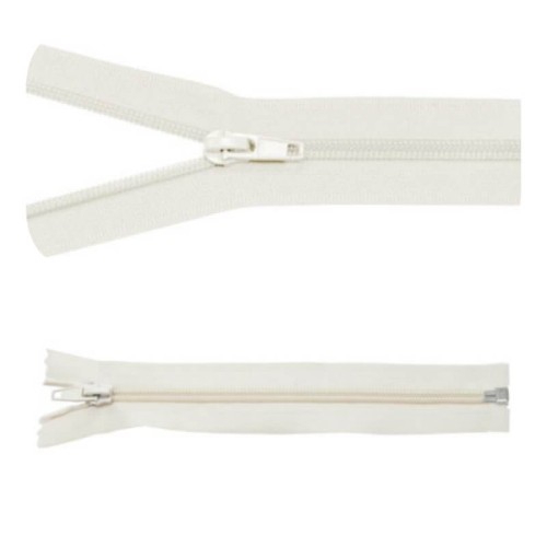 Zamek błyskawiczny #5 Rozdzielczy 60cm Jasny Beż 5szt