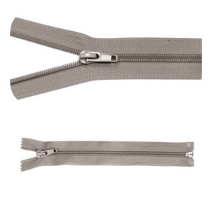 Zamek błyskawiczny #5 Rozdzielczy 25cm Jasno Szary 5szt
