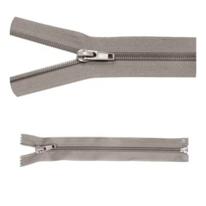 Zamek błyskawiczny #5 Rozdzielczy 55cm Jasno Szary 5szt