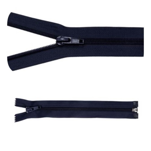 Zamek błyskawiczny #5 Rozdzielczy 65cm Granat 5szt