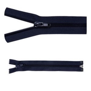 Zamek błyskawiczny #5 Rozdzielczy 25cm Granat 5szt