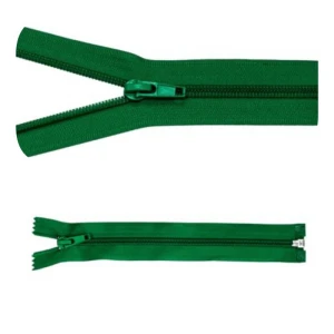 Zamek błyskawiczny #5 Rozdzielczy 50cm Zieleń 5szt