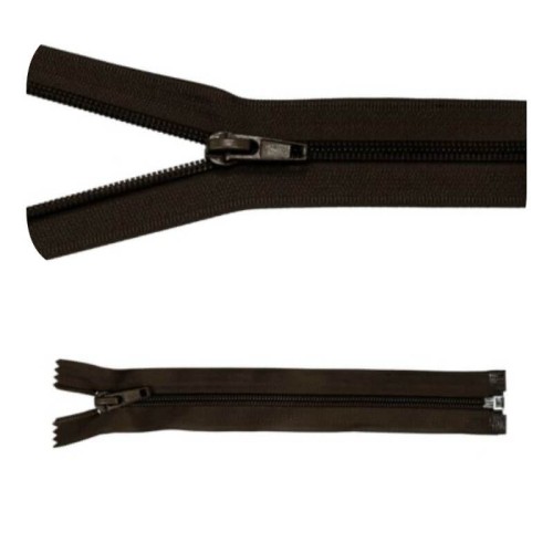 Zamek błyskawiczny #5 Rozdzielczy 85cm Ciemny Brąz 5szt