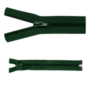 Zamek błyskawiczny #5 Rozdzielczy 45cm Ciemna Zieleń 5szt