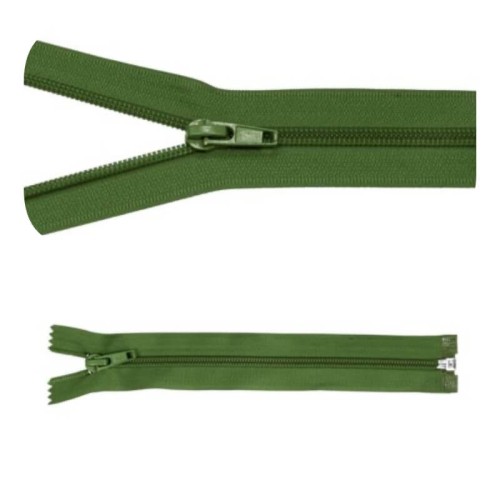 Zamek błyskawiczny #5 Rozdzielczy 85cm Oliwka 5szt